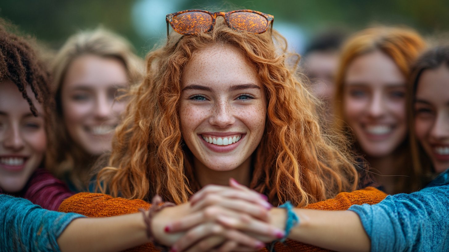 Amici che si supportano in una conversazione significativa.