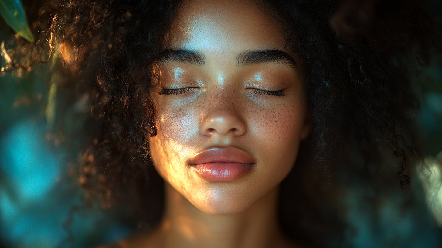 Ein Porträt einer Frau, die Ruhe und Selbstvertrauen ausstrahlt.