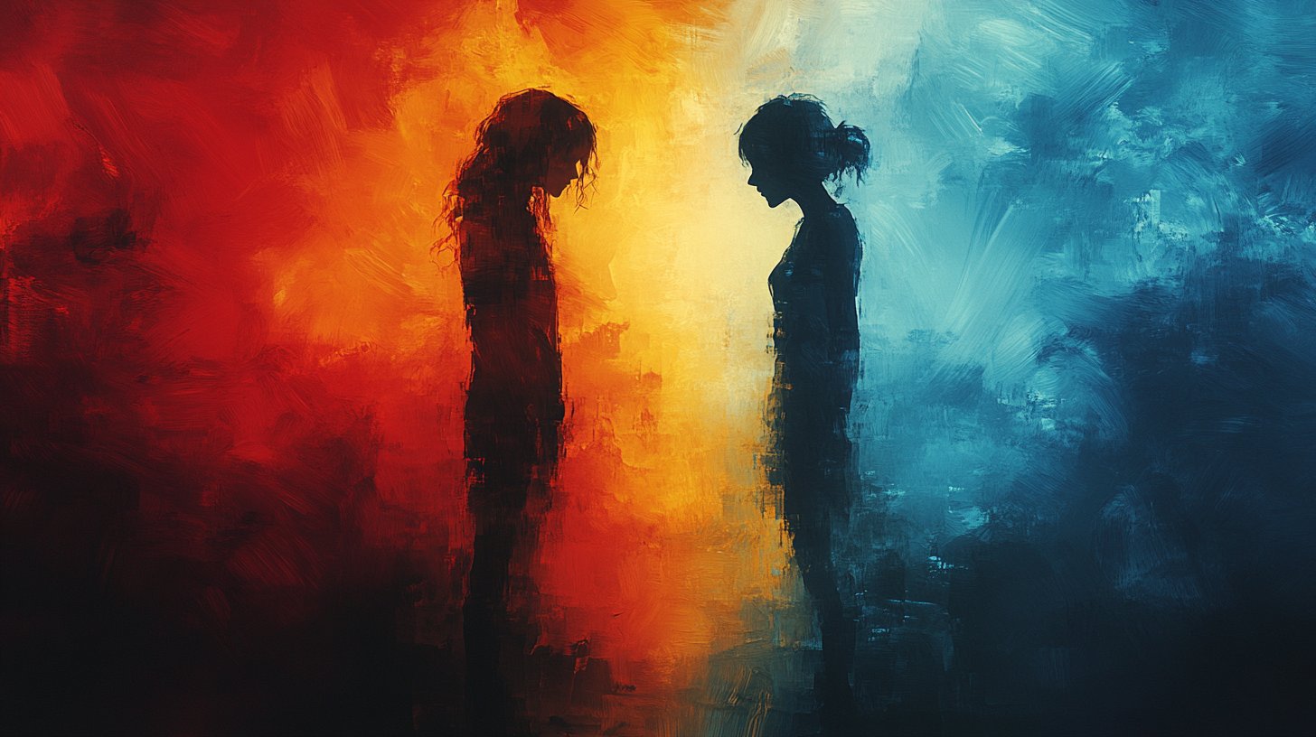 Distant expressions signal a shift in friendship dynamics.