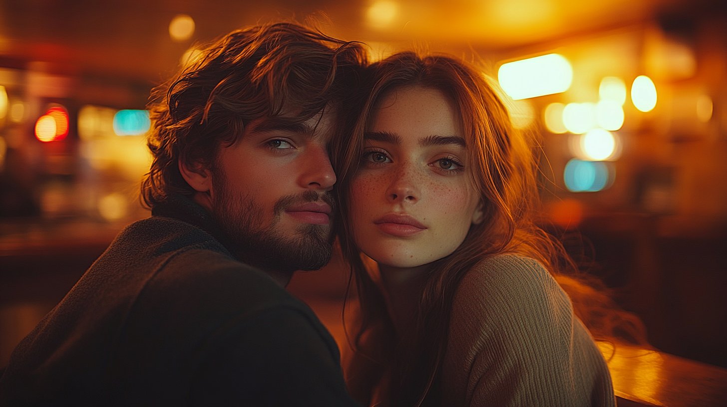 Un couple assis dos à dos, montrant une distance émotionnelle.