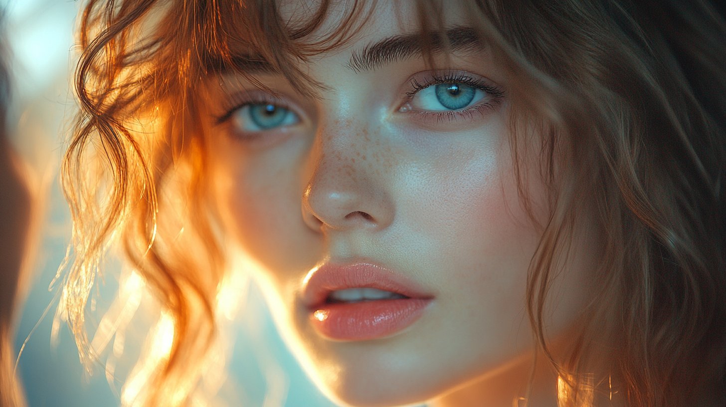 Une personne se regarde dans le miroir, évoquant l'introspection.