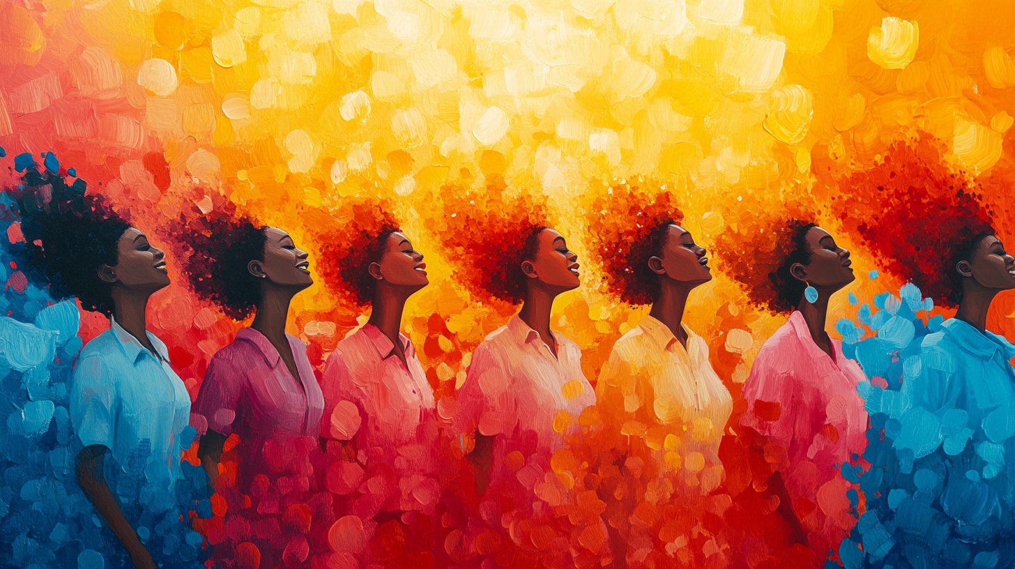 Eine Illustration von positiven Menschen, die gemeinsam auf ein Ziel hinarbeiten.