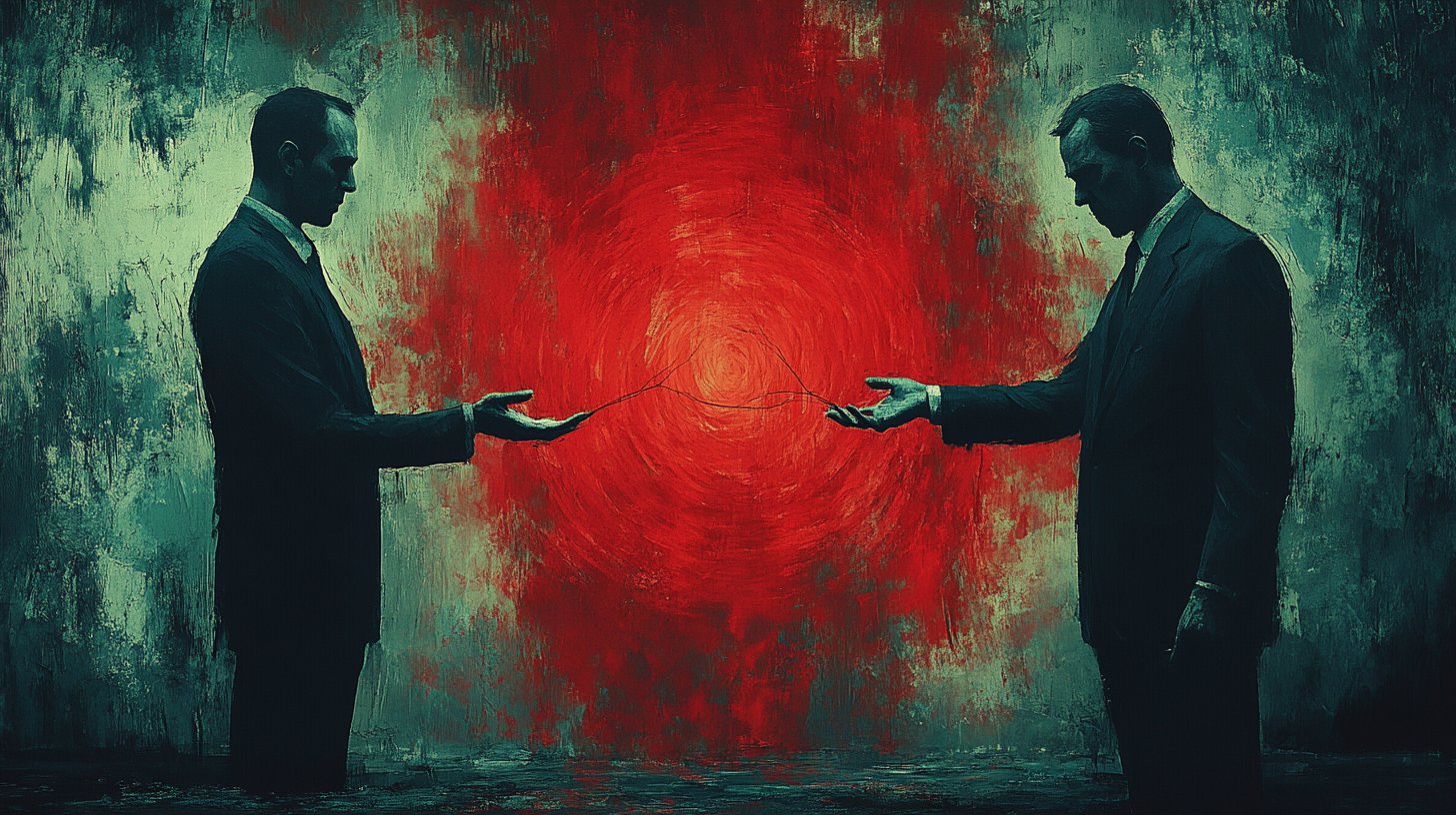 Una rappresentazione astratta della manipolazione.