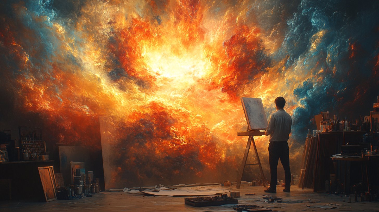 Intensive Leidenschaft und Hingabe