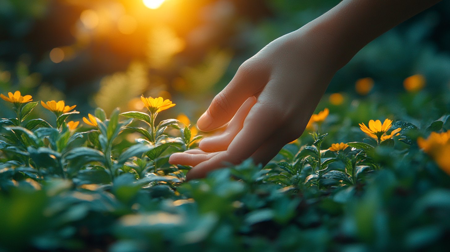 Eine friedliche Szene, die gesunde Grenzen darstellt.
