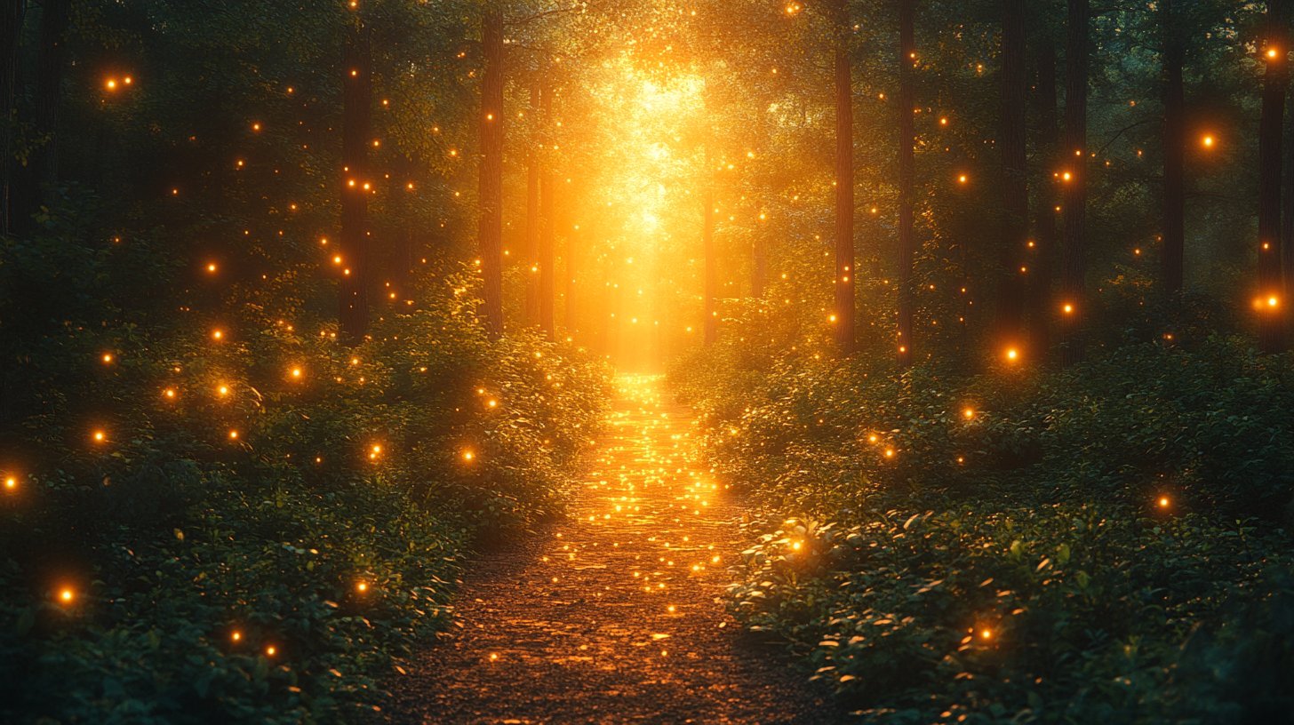 Un sendero acogedor en el bosque revela nuevas oportunidades y aventuras.