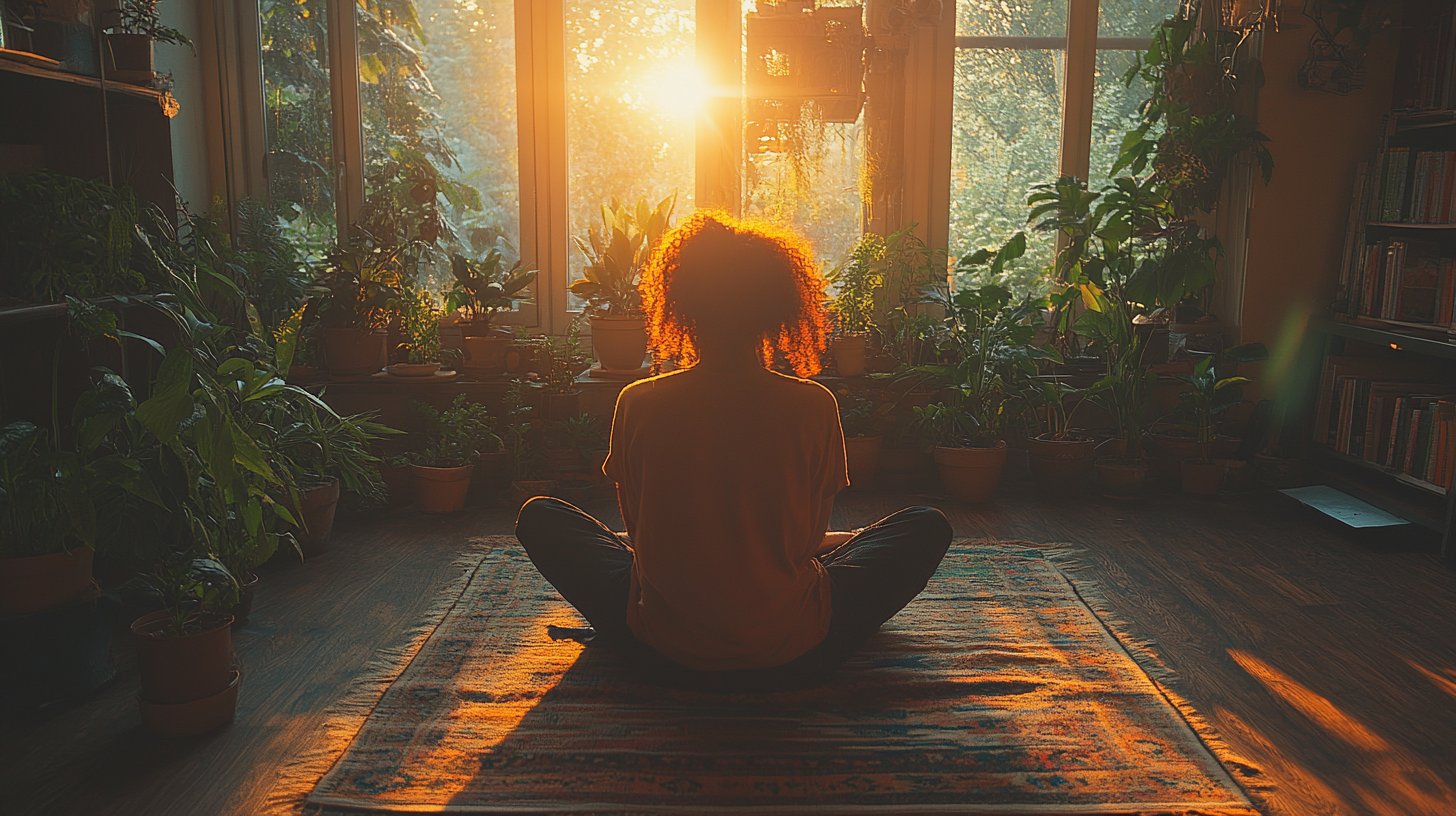 Un environnement chaleureux avec des plantes et de la lumière naturelle, montrant une atmosphère de confiance.