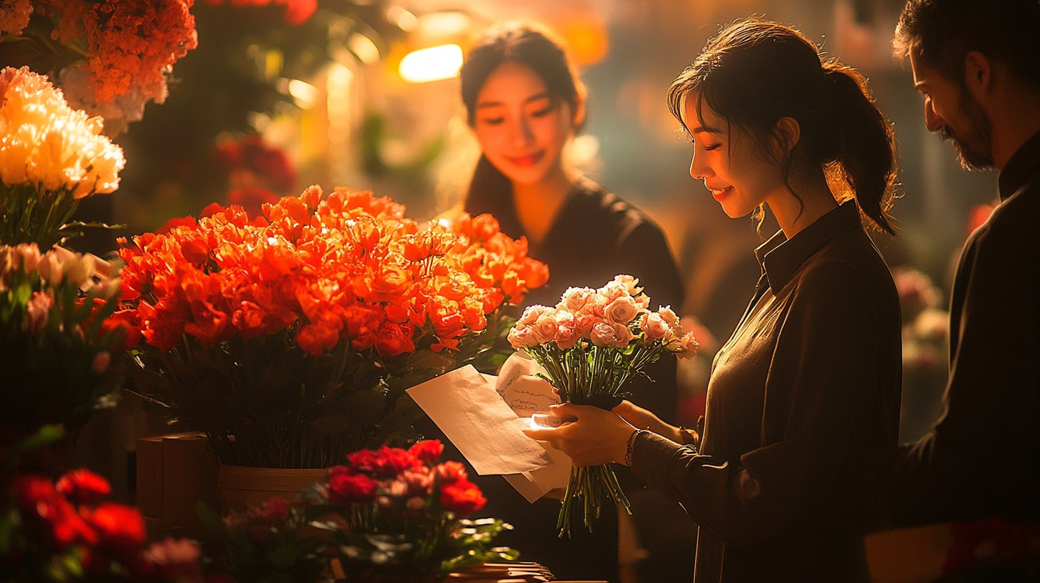Eine Szene ehrlicher Dankbarkeit mit Menschen, die Wertschätzung austauschen.