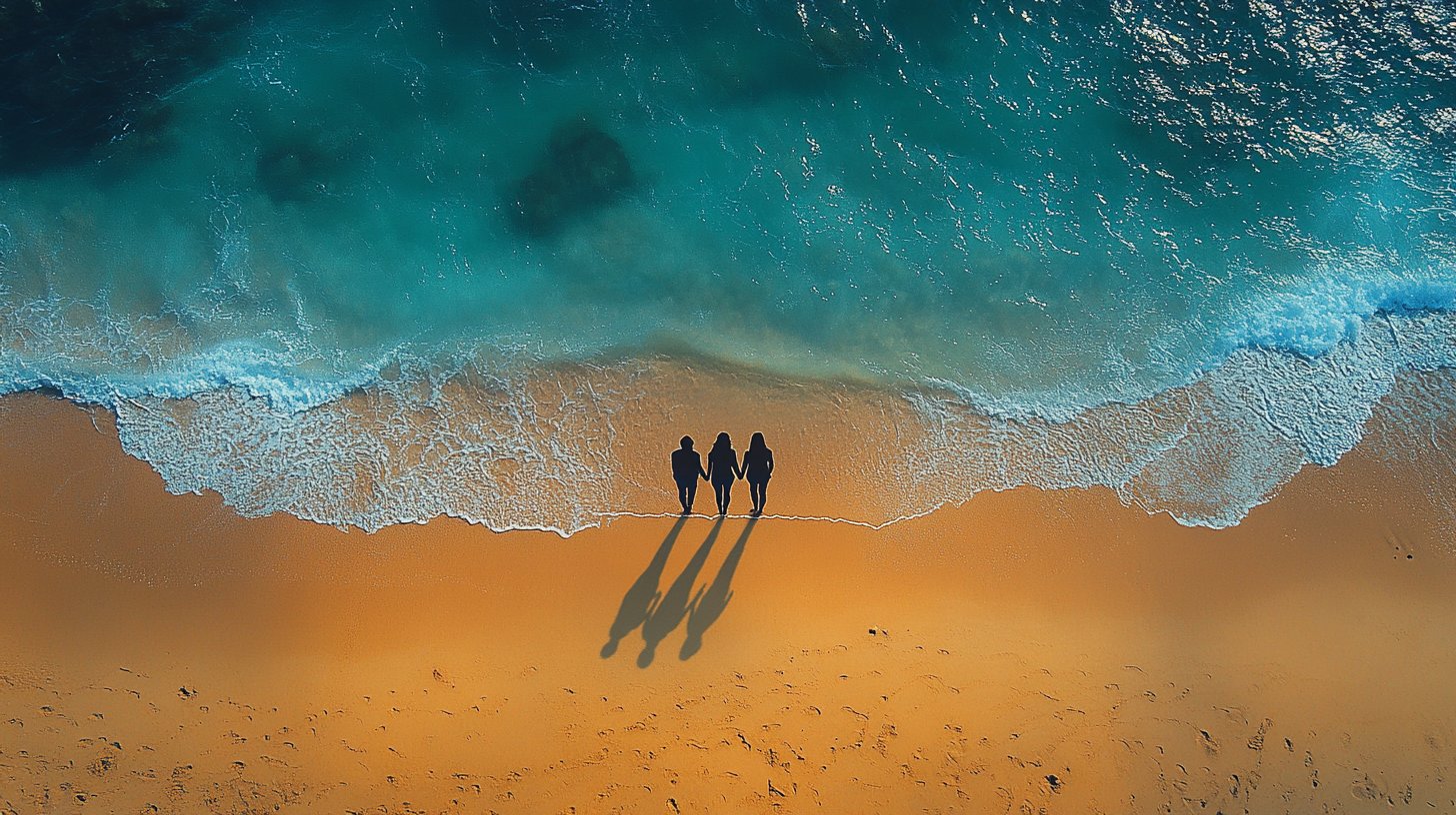 Freundschaft und gesunde Grenzen im Sand.