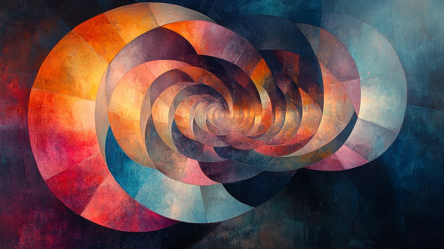 Abstrakte Darstellung des Verlustes mit einem zersplitterten Spiegel.