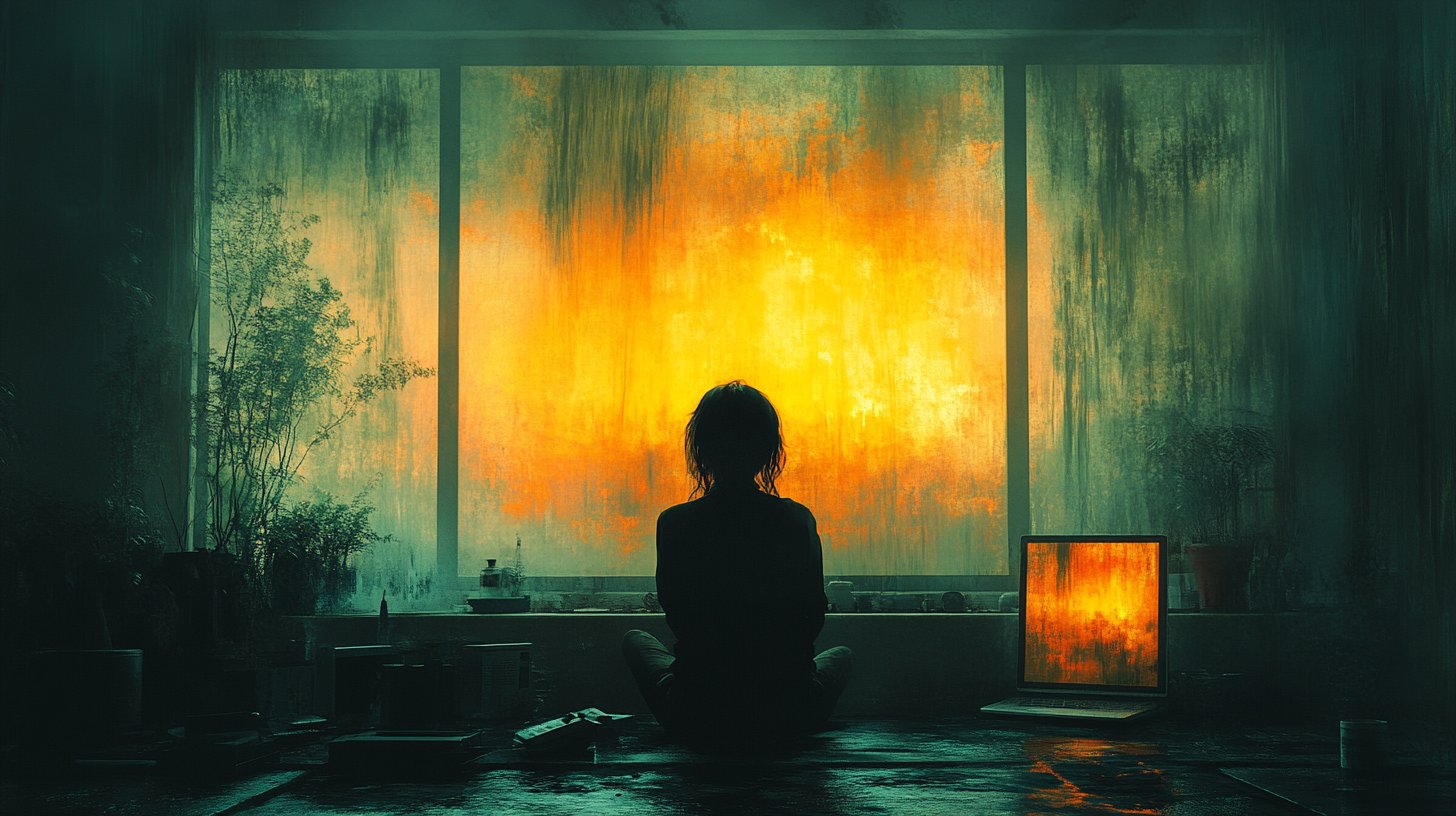 Ein Paar wirkt gelangweilt und desinteressiert in ihrer vertrauten Umgebung.