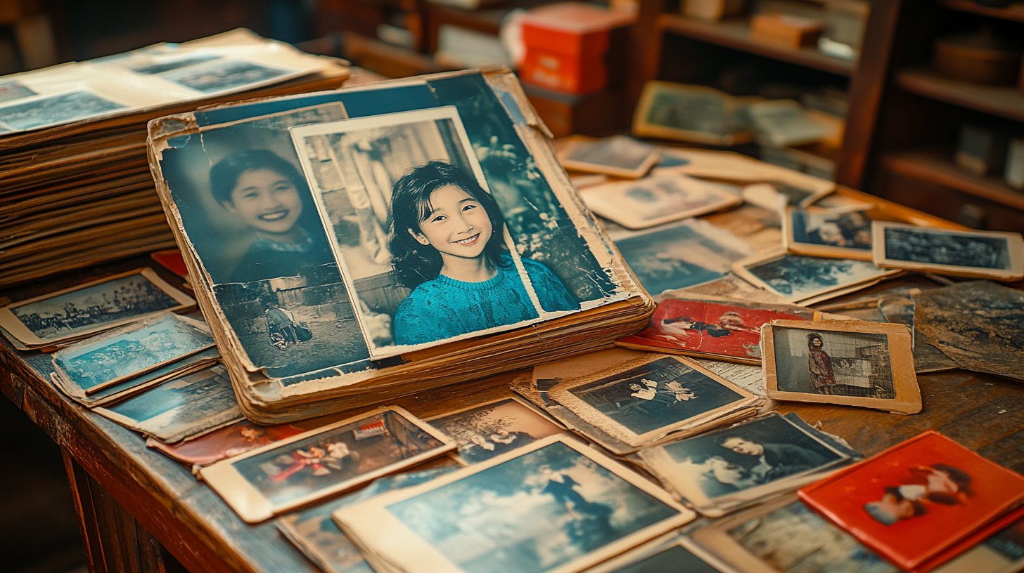 Eine Collage voller schöner gemeinsamer Erinnerungen.