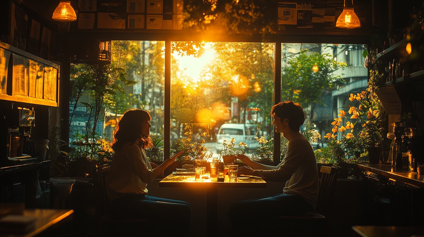 Tiefgründige Gespräche bei einer Tasse Kaffee.