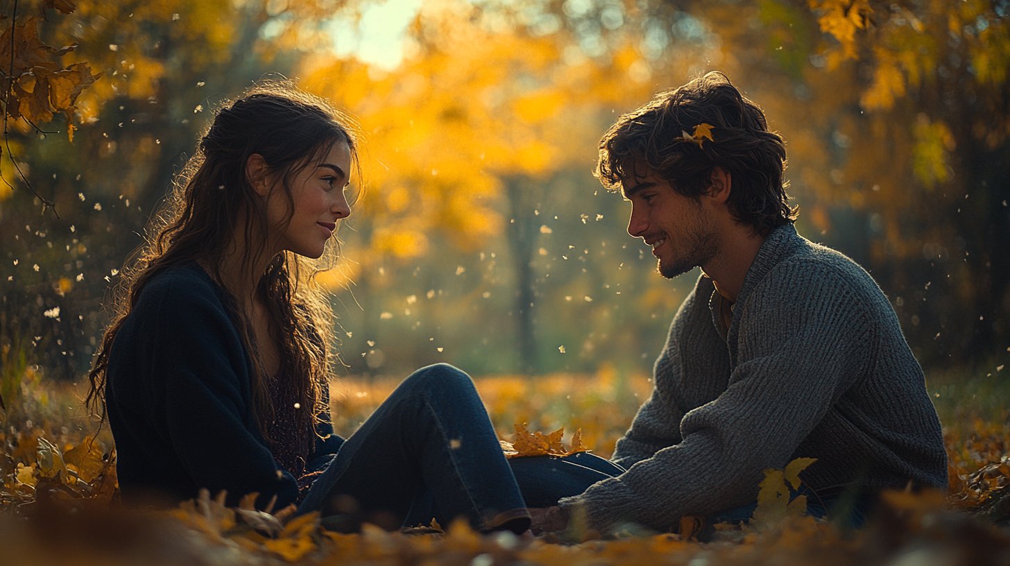 Er vermeidet tiefgründige Gespräche.