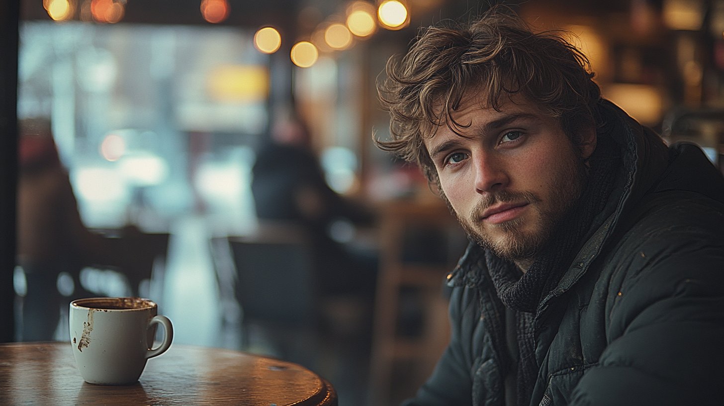 Desinteresse umgeben von Schönheit.