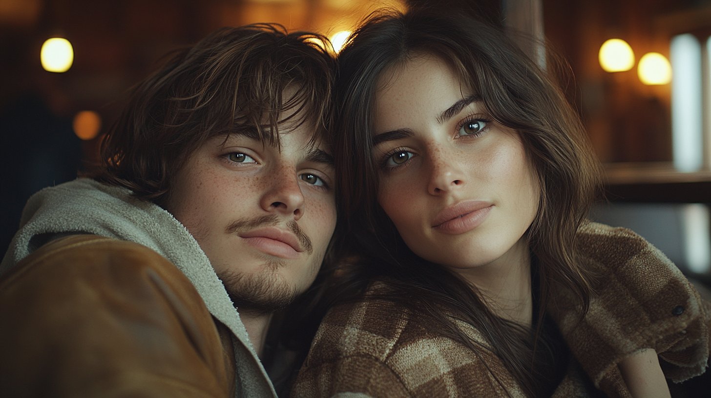 Nahaufnahme von zwei Personen, die Rücken an Rücken sitzen und Verletzlichkeit zeigen.