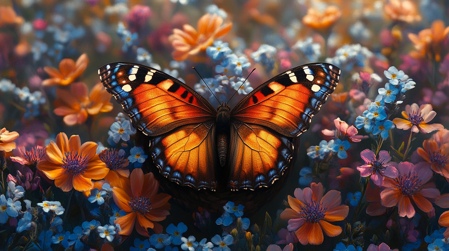 Una farfalla che rappresenta trasformazione e nuovi inizi.