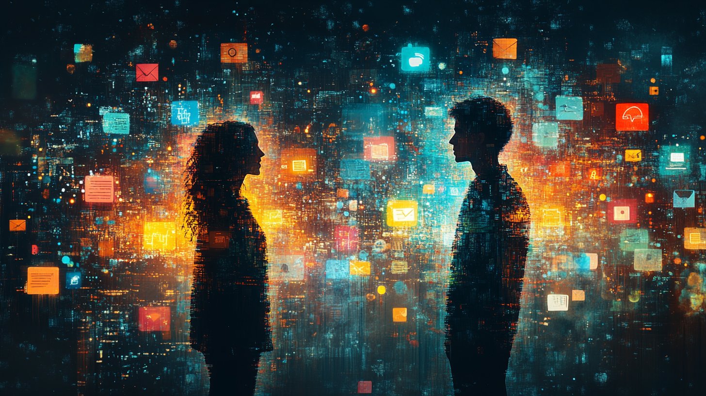 Freundschaft durch Briefe verbunden.