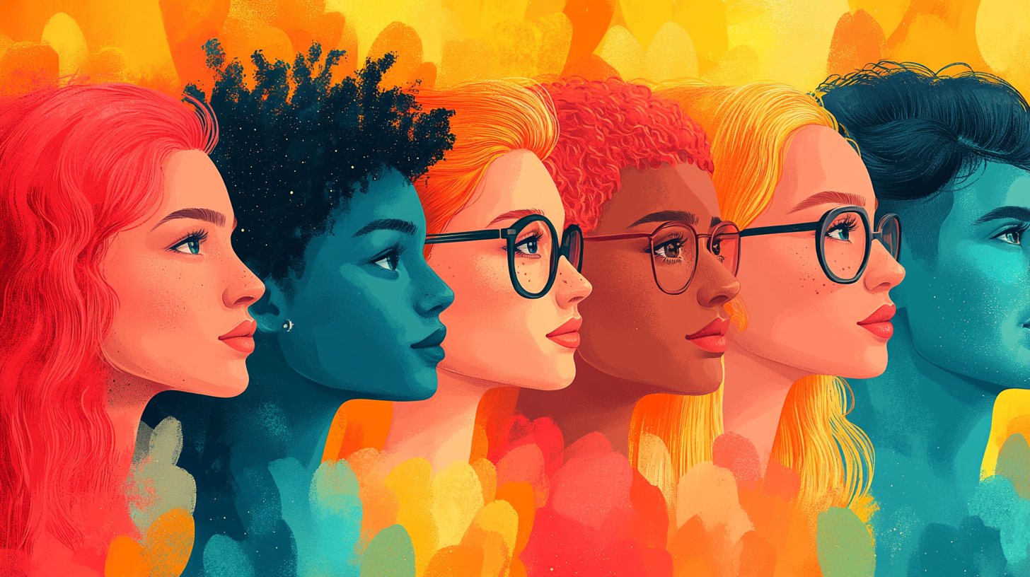 Vielfältige Menschen führen einfühlsame Gespräche.