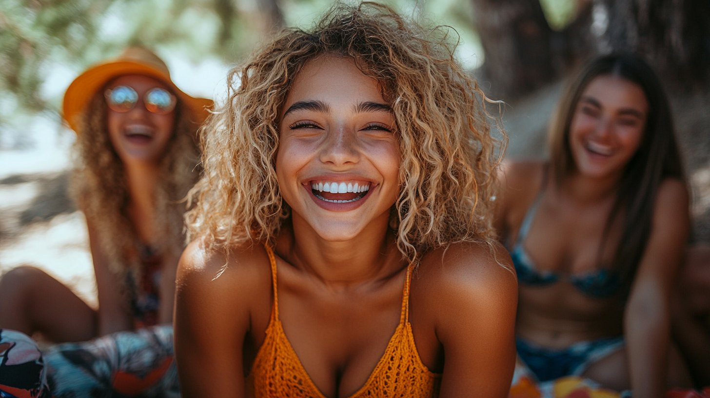 Amigos disfrutando de la vida al aire libre.