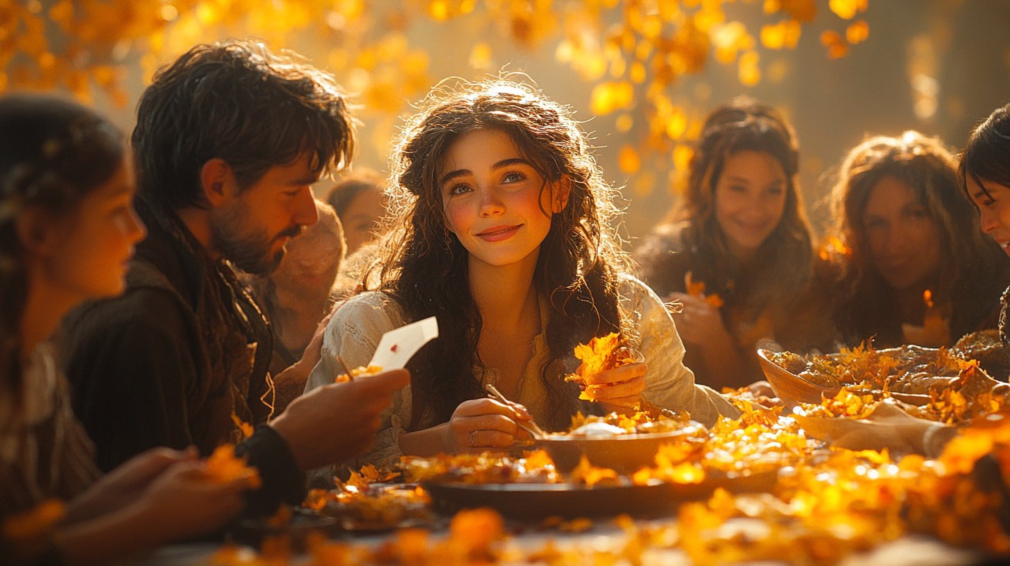 Ein Moment der Dankbarkeit und Wärme.