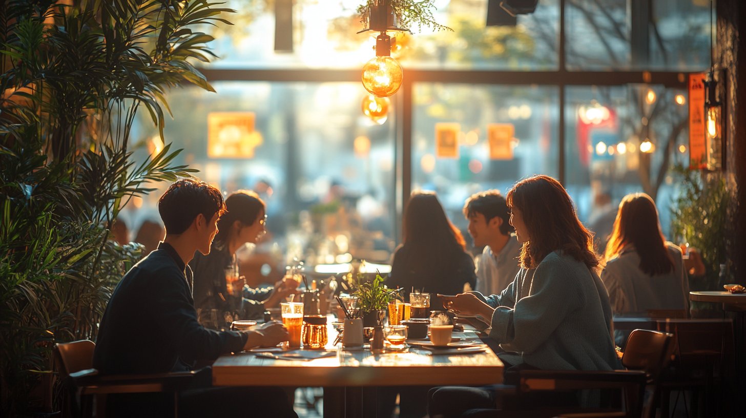 Herzliche Gespräche und Lachen verbinden uns.