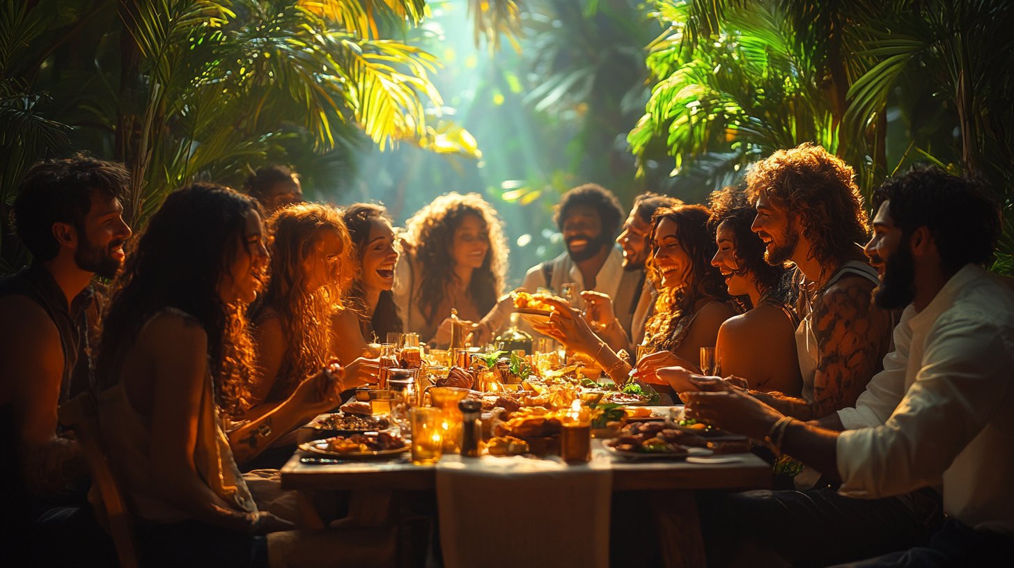 Ein Paar schafft Erinnerungen bei einem fröhlichen Picknick im Park.