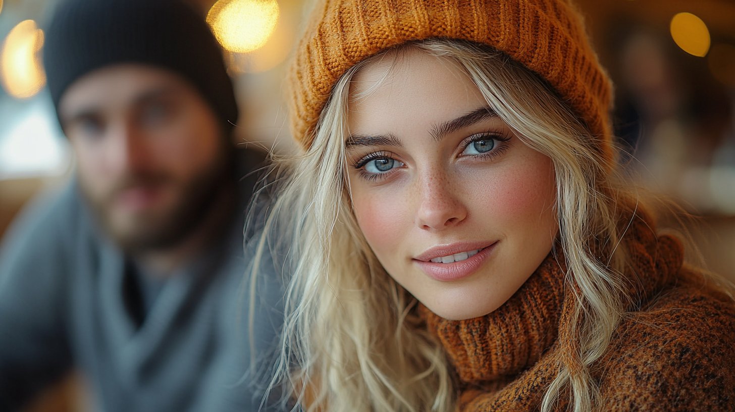 Zwei Menschen im Gespräch zeigen emotionale Distanz.