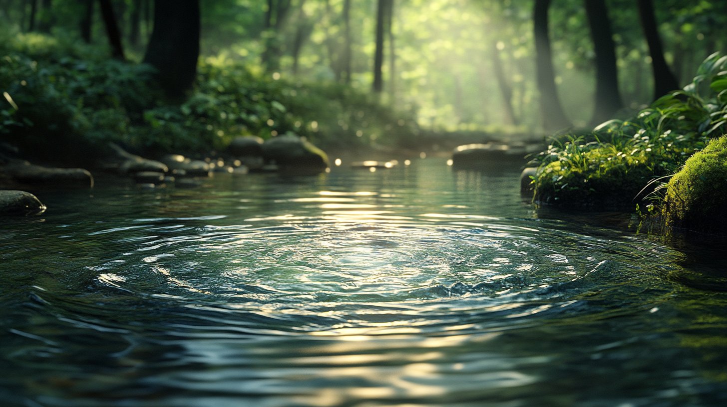 Eine Person gießt einen blühenden Garten, ein Zeichen der Wertschätzung.