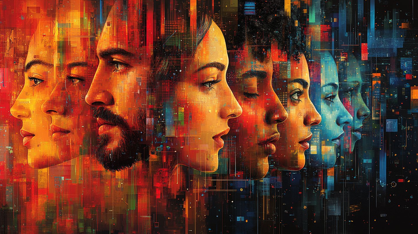 Zwei Menschen im Gespräch, verschiedene Kommunikationsstile im harmonischen Austausch.