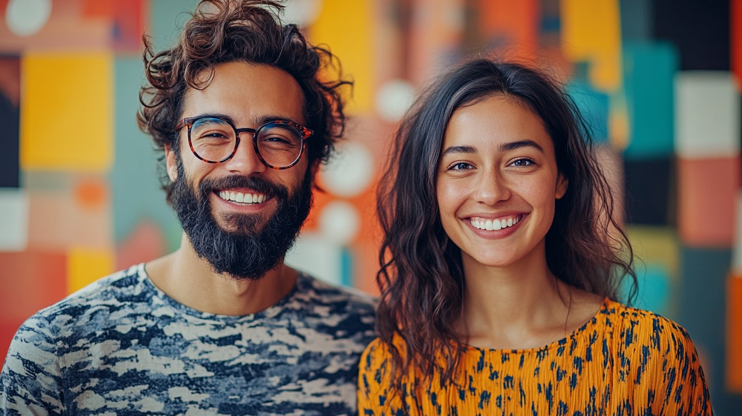 Individuen in separaten Aktivitäten, die das Schöne der Individualität zeigen.