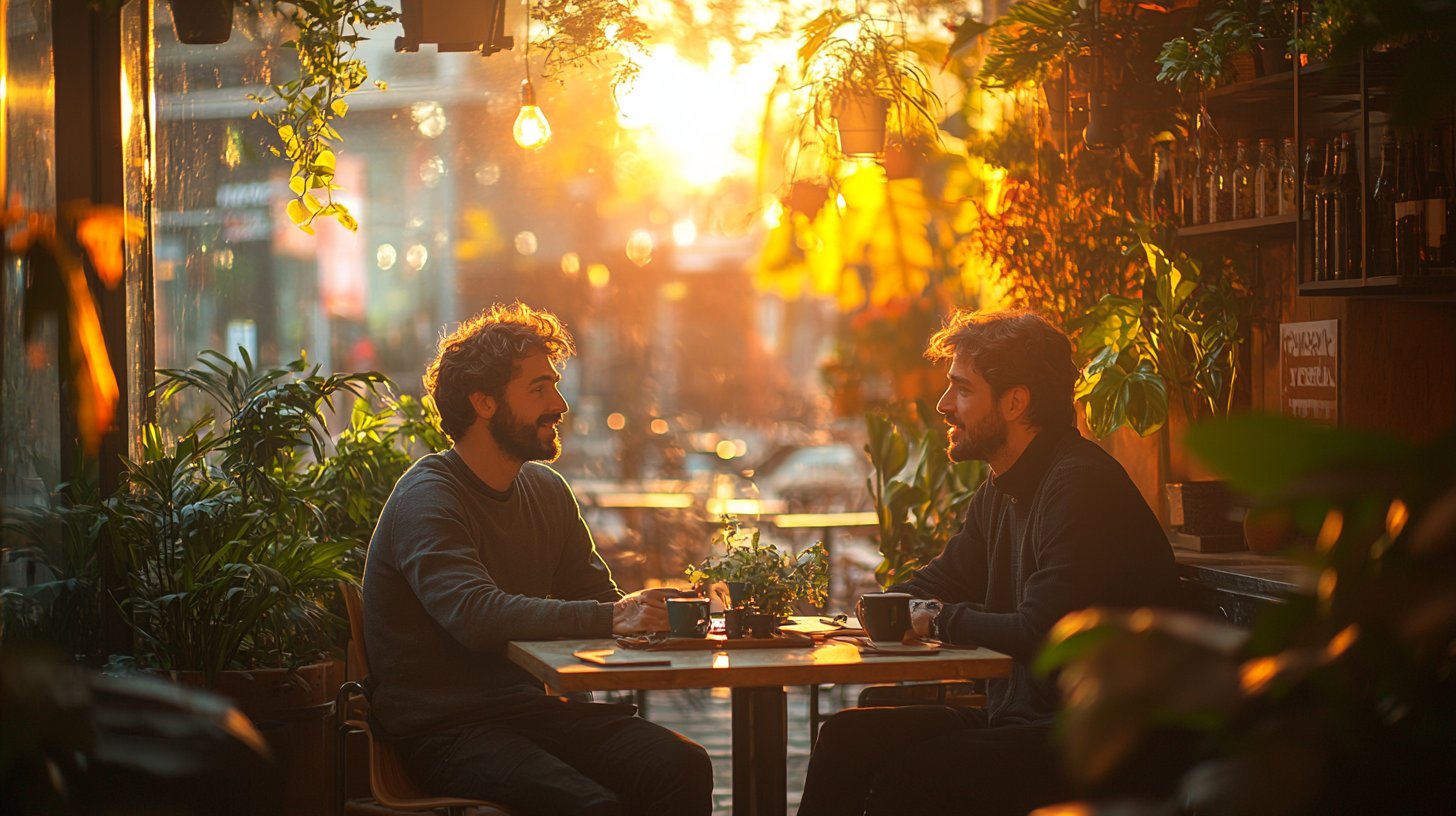 Tiefgründige Gespräche zwischen Männern voller Empathie.