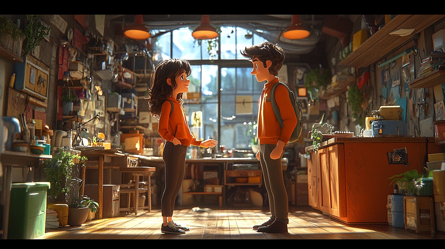 Herzlicher Moment freundschaftlicher Wertschätzung.