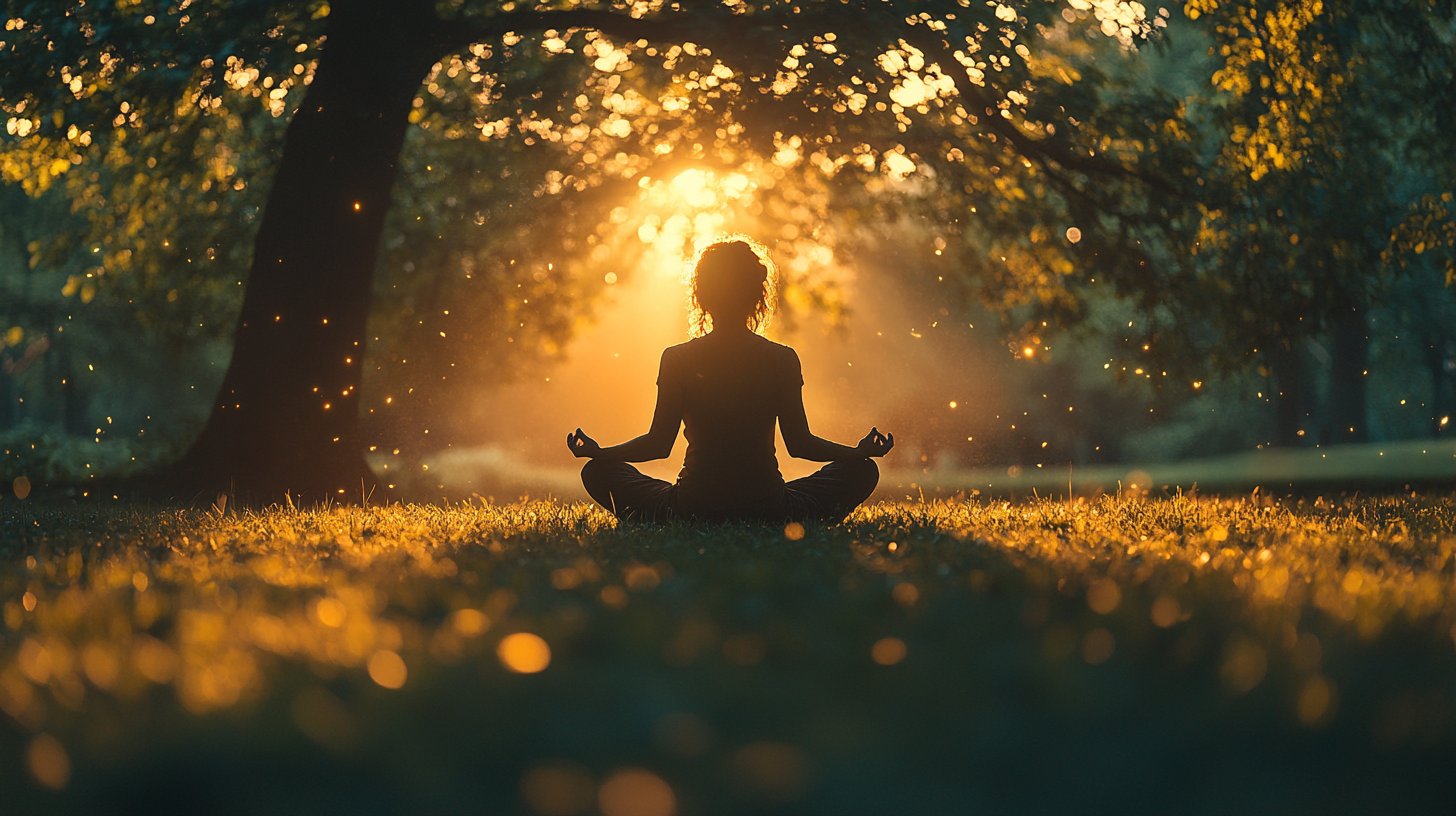 Hände erreichen sich in einem Garten, ein Zeichen von Selbstliebe.