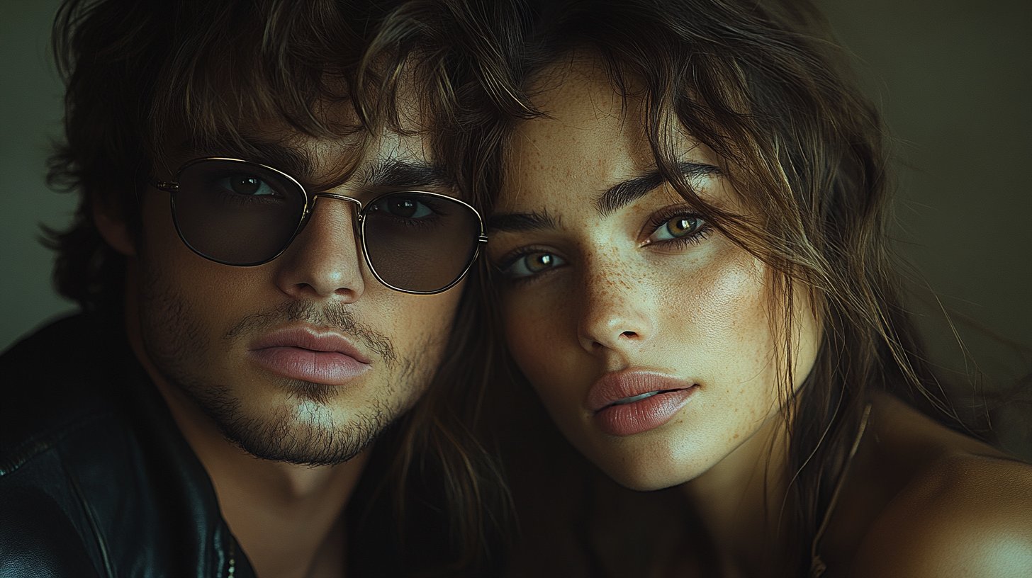 Ein Paar, eines zeigt Eifersucht, das andere ist sichtbar distressiert.