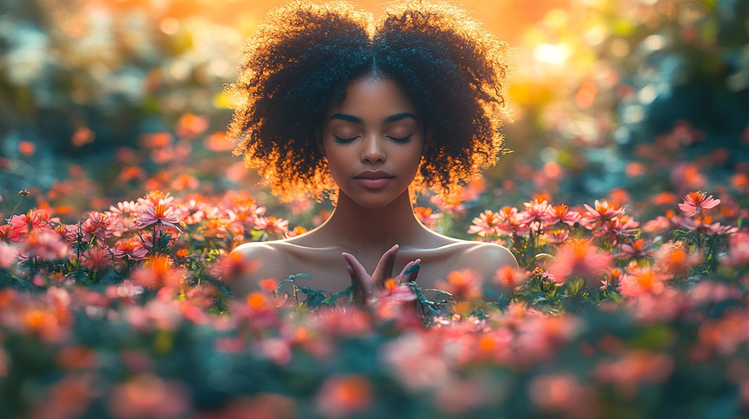 Nella natura, fiorisce l'amore per se stessi.