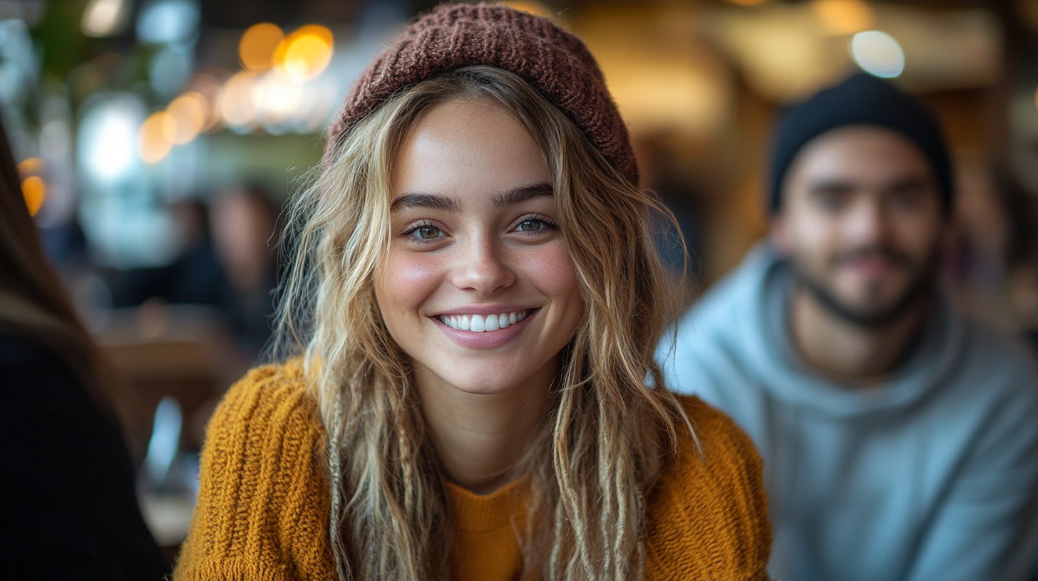 Heartfelt conversations and deep connections at the café.