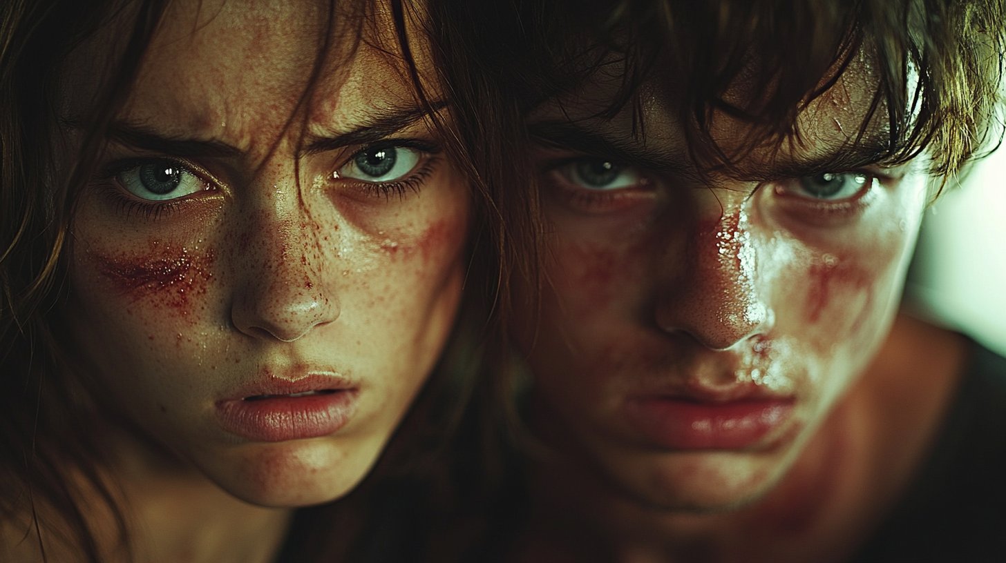 Un moment tendu entre amis rempli de colère et de blessure.