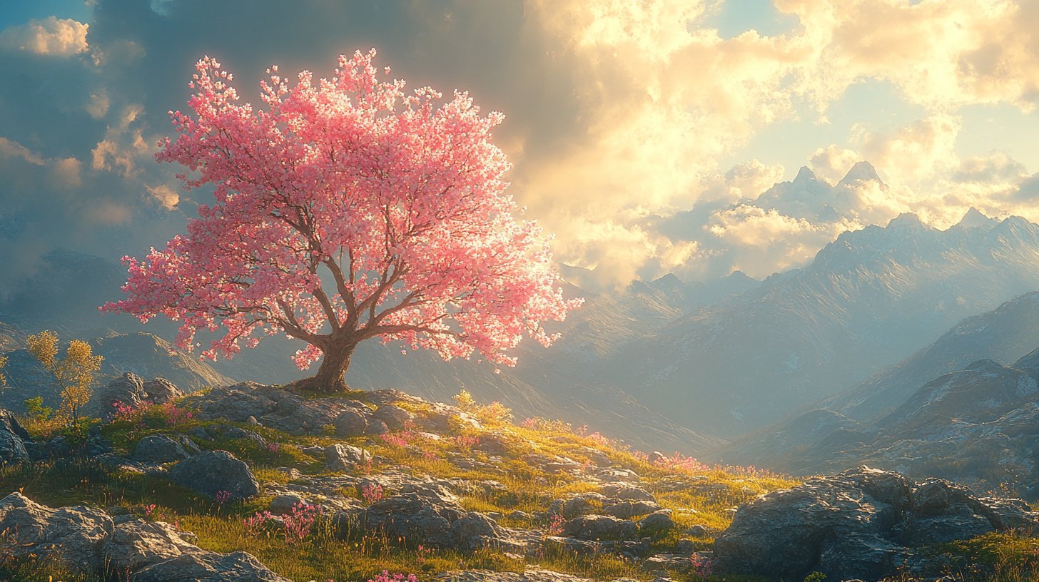 Un sourire après la tempête qui représente l'espoir.