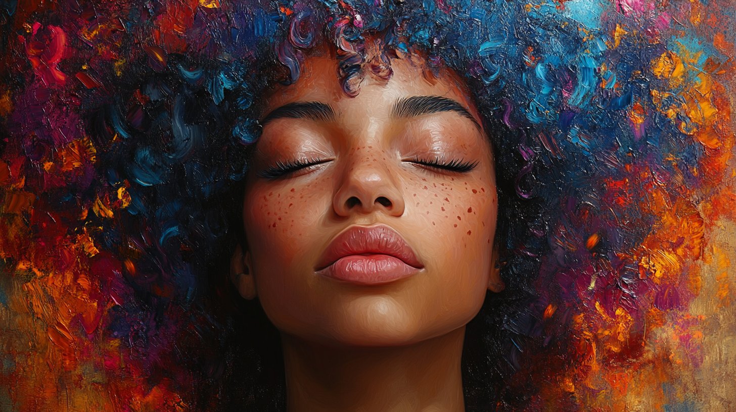 Un retrato que celebra la individualidad y la creatividad.