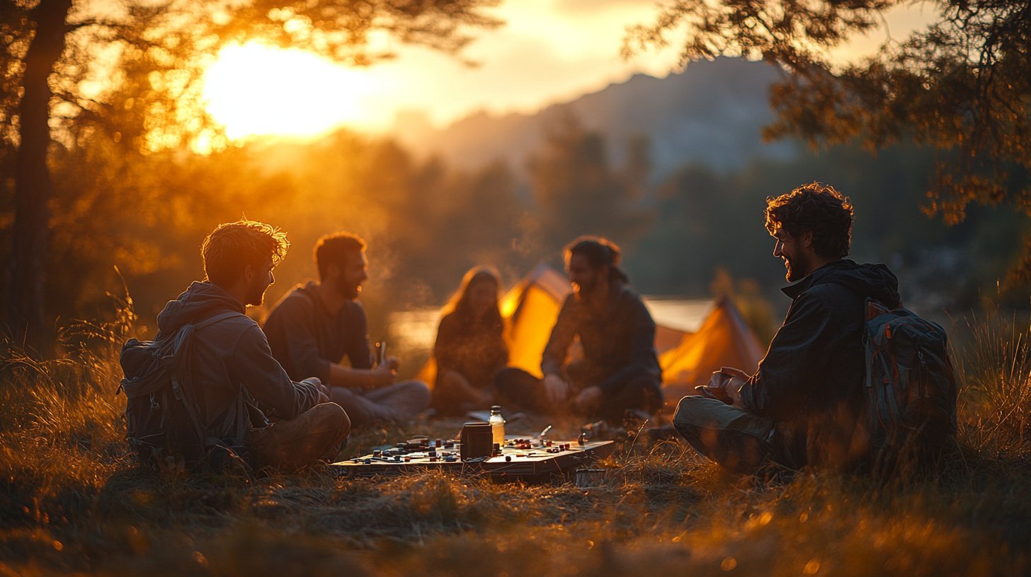 Paar beim Malen oder Spielen, erfüllt von Lachen und gemeinsamen Erinnerungen.