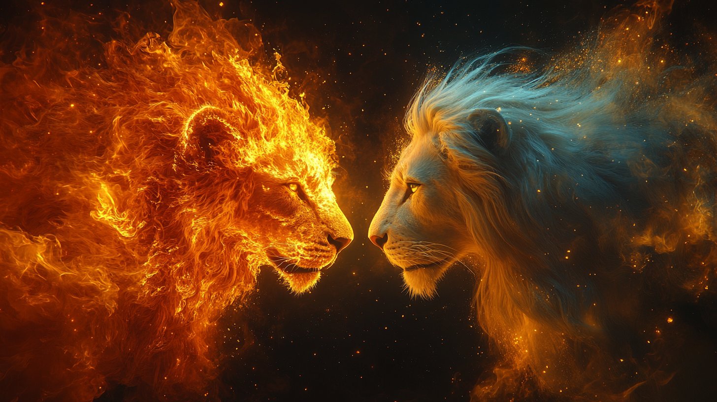 Die leidenschaftlichen Feuerzeichen: Löwe und Widder