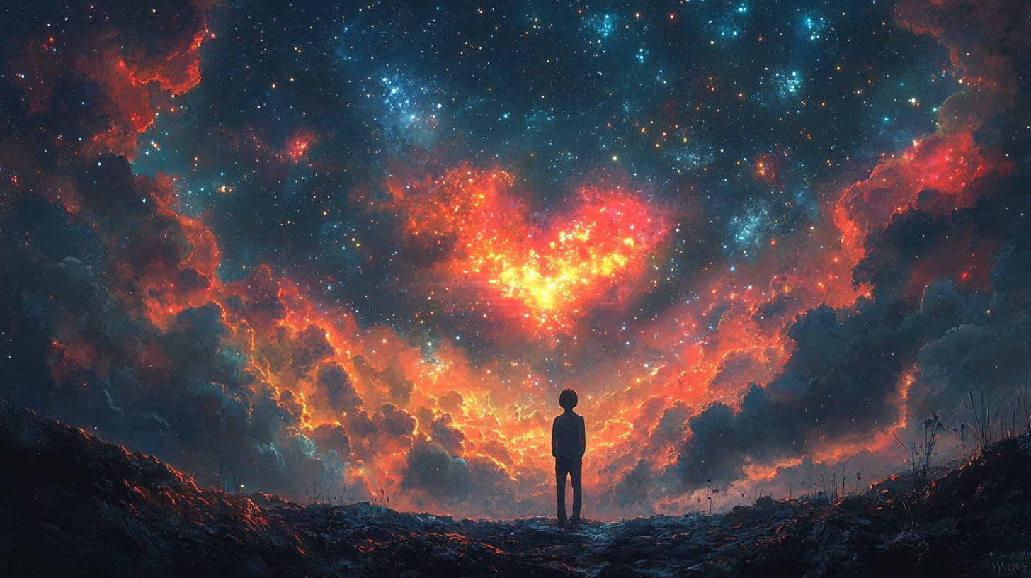 Sehnsucht nach einer idealisierten Liebe.