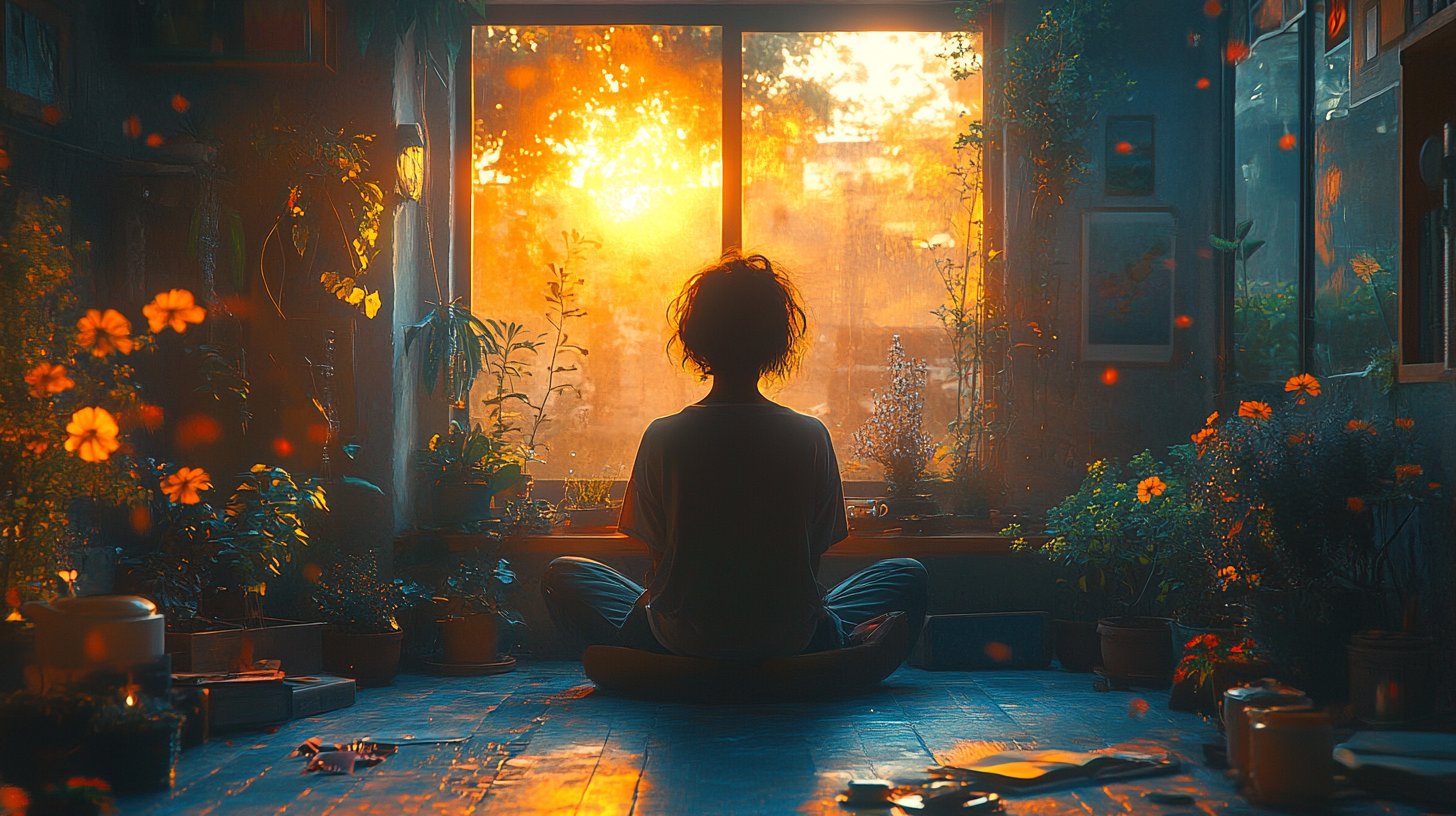 Ein gemütlicher Moment mit einer Tasse Tee in einem ruhigen Zuhause.