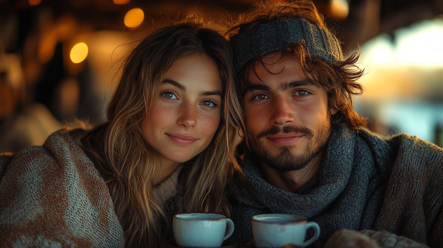 Ein gemütlicher Raum mit Freunden, die einfühlsame Gespräche führen.