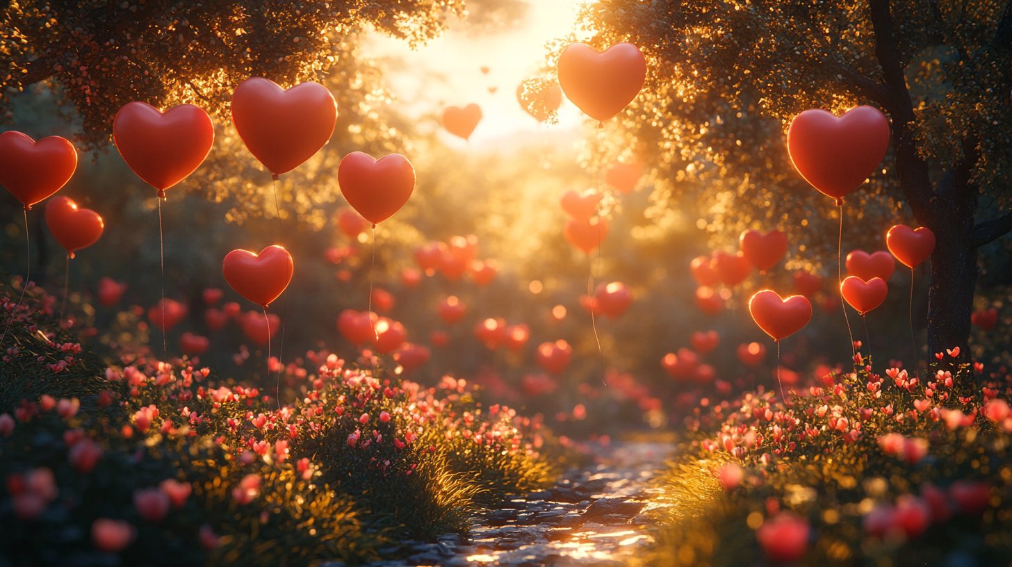 Kreative Gesten, die Herzen höher schlagen lassen