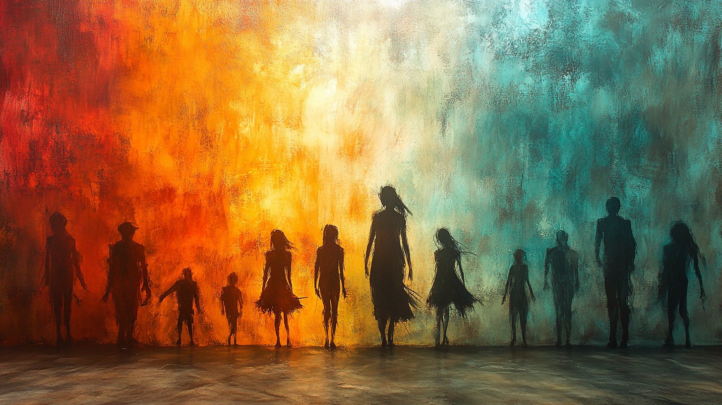 Representación artística de estrategias de manipulación.