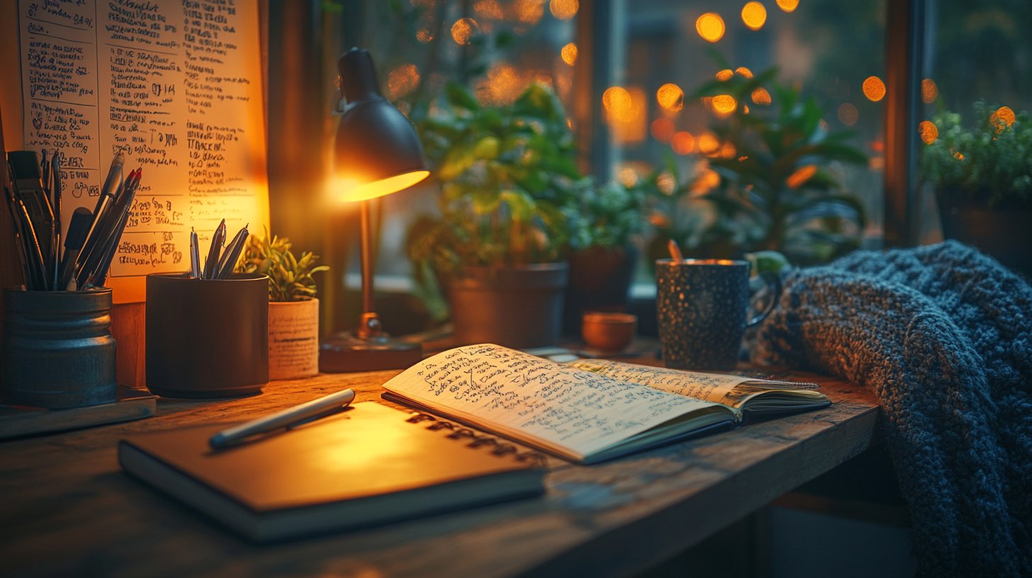 Una escena tranquila que muestra límites saludables.