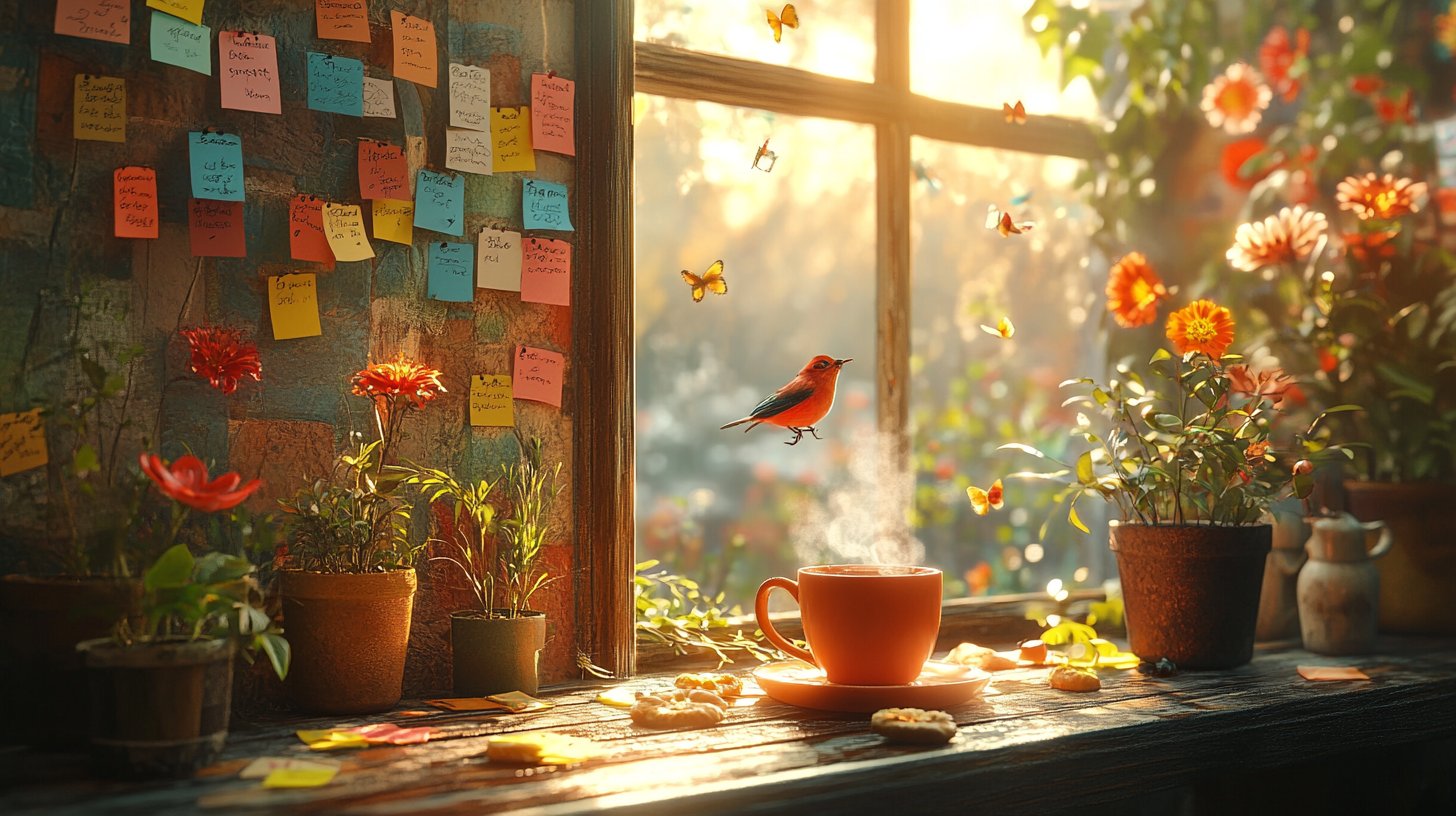 Kreative Ideen für Morgenbotschaften