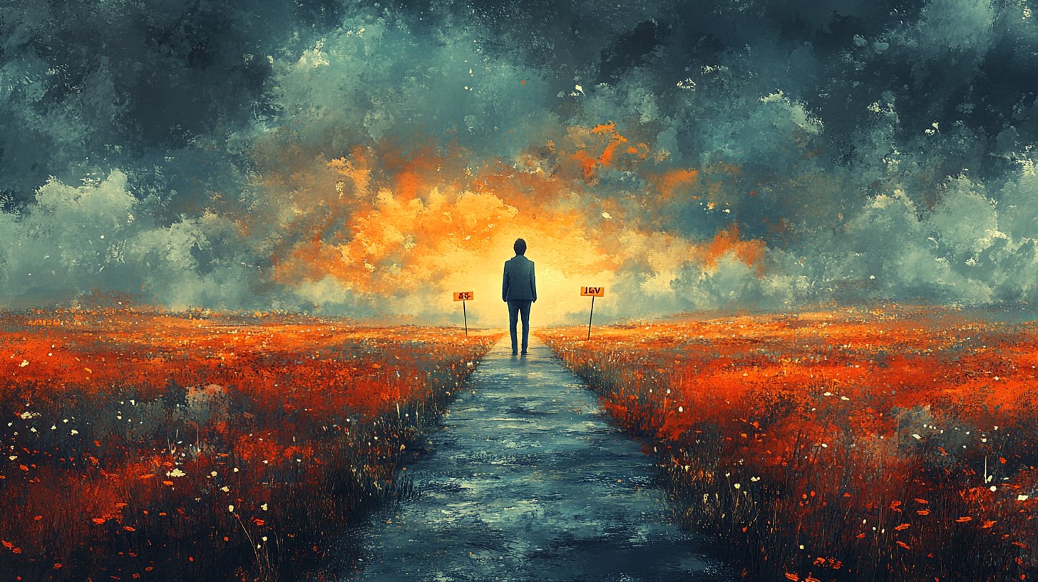 Die Entscheidung treffen